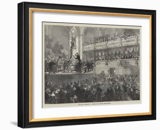 The Duke of Edinburgh at a Concert of the Liverpool Musical Festival-Charles Robinson-Framed Giclee Print