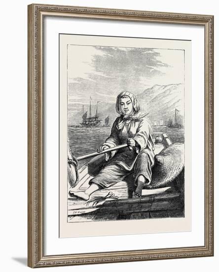 The Duke of Edinburgh's Collection at the South Kensington Museum, London: a Boat Girl at Canton-null-Framed Giclee Print