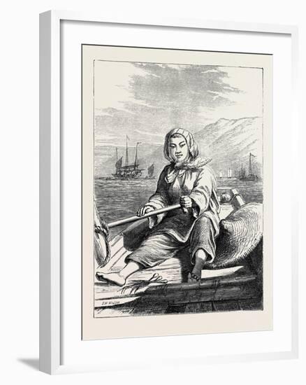 The Duke of Edinburgh's Collection at the South Kensington Museum, London: a Boat Girl at Canton-null-Framed Giclee Print