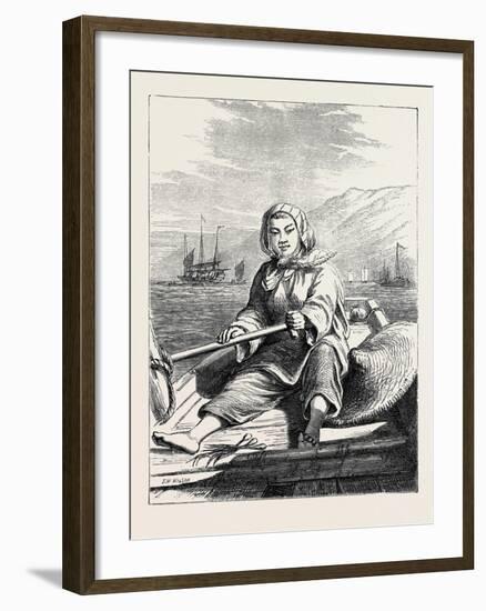 The Duke of Edinburgh's Collection at the South Kensington Museum, London: a Boat Girl at Canton-null-Framed Giclee Print