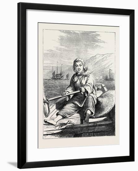 The Duke of Edinburgh's Collection at the South Kensington Museum, London: a Boat Girl at Canton-null-Framed Giclee Print