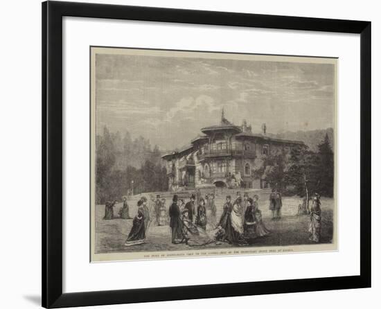 The Duke of Edinburgh's Visit to the Crimea, Seat of the Hereditary Grand Duke at Livadia-null-Framed Giclee Print