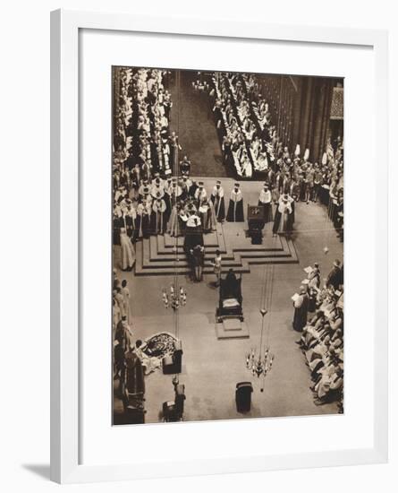 The Duke of Kent Pays Homage to the Newly Crowned King George Vi, 1937-null-Framed Photographic Print