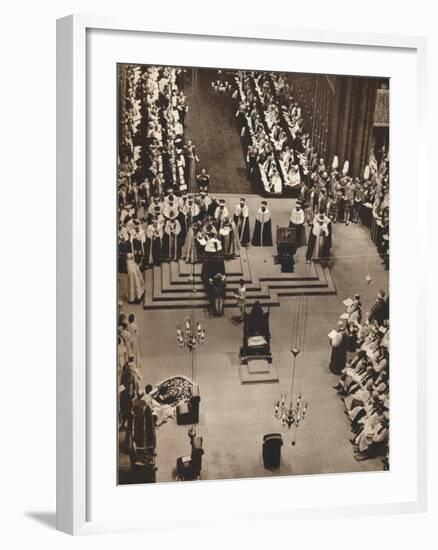 The Duke of Kent Pays Homage to the Newly Crowned King George Vi, 1937-null-Framed Photographic Print