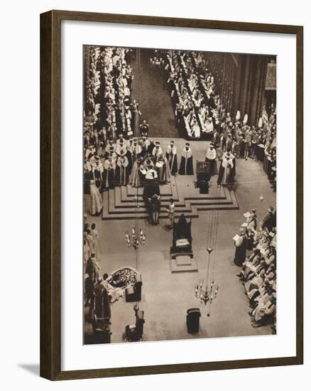 The Duke of Kent Pays Homage to the Newly Crowned King George Vi, 1937-null-Framed Photographic Print