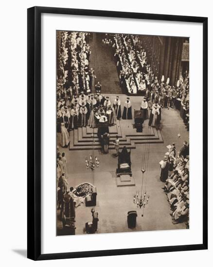 The Duke of Kent Pays Homage to the Newly Crowned King George Vi, 1937-null-Framed Photographic Print