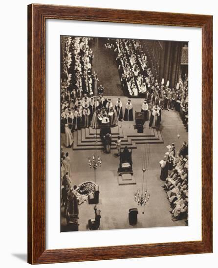 The Duke of Kent Pays Homage to the Newly Crowned King George Vi, 1937-null-Framed Photographic Print