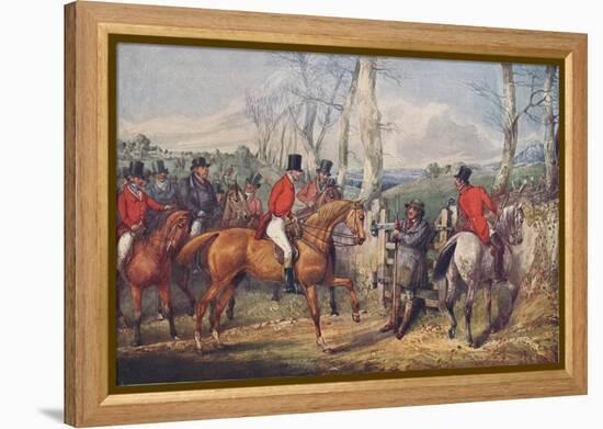 The Duke of Wellington and Hodge, 1906-Henry Thomas Alken-Framed Premier Image Canvas