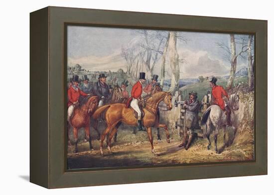 The Duke of Wellington and Hodge, 1906-Henry Thomas Alken-Framed Premier Image Canvas