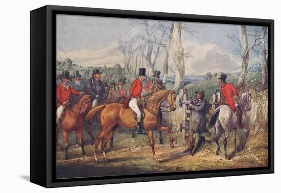 The Duke of Wellington and Hodge, 1906-Henry Thomas Alken-Framed Premier Image Canvas