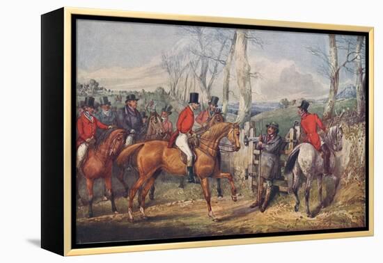 The Duke of Wellington and Hodge, 1906-Henry Thomas Alken-Framed Premier Image Canvas