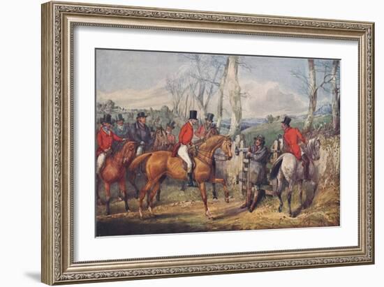 The Duke of Wellington and Hodge, 1906-Henry Thomas Alken-Framed Giclee Print