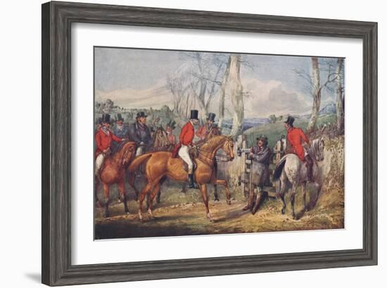 The Duke of Wellington and Hodge, 1906-Henry Thomas Alken-Framed Giclee Print