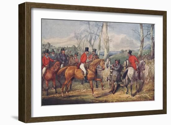 The Duke of Wellington and Hodge, 1906-Henry Thomas Alken-Framed Giclee Print