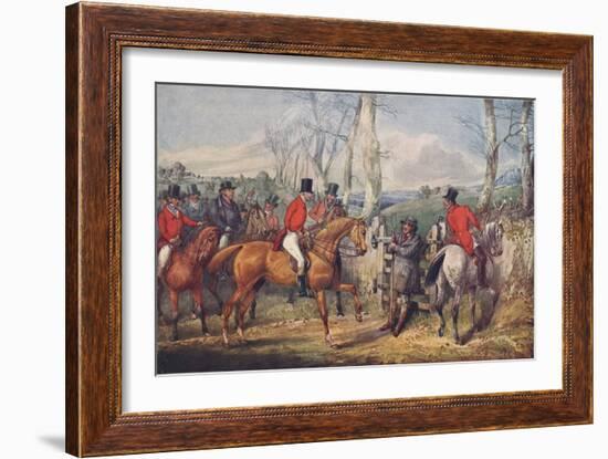 The Duke of Wellington and Hodge, 1906-Henry Thomas Alken-Framed Giclee Print