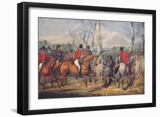 The Duke of Wellington and Hodge, 1906-Henry Thomas Alken-Framed Giclee Print