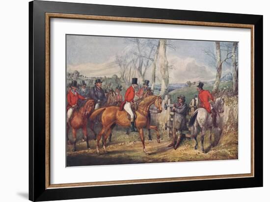 The Duke of Wellington and Hodge, 1906-Henry Thomas Alken-Framed Giclee Print