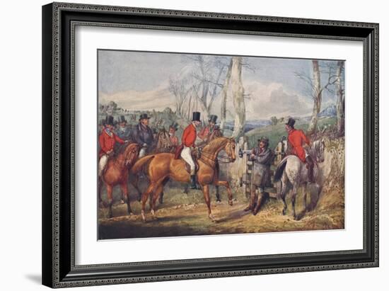 The Duke of Wellington and Hodge, 1906-Henry Thomas Alken-Framed Giclee Print