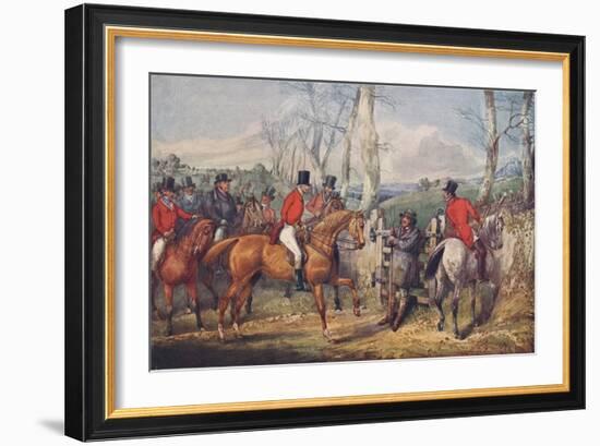 The Duke of Wellington and Hodge, 1906-Henry Thomas Alken-Framed Giclee Print