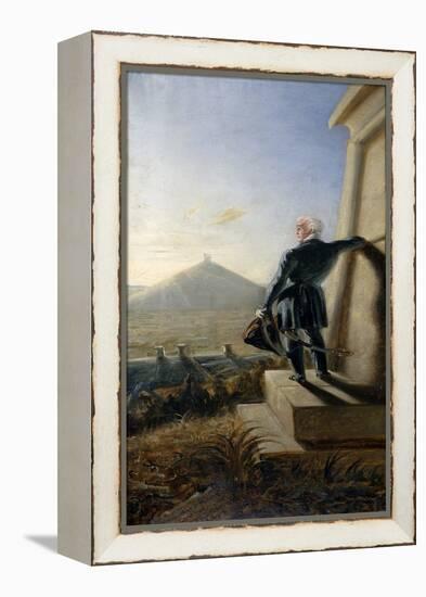 The Duke of Wellington Musing on the Field of Waterloo, C.1844 (Oil on Canvas)-Benjamin Robert Haydon-Framed Premier Image Canvas