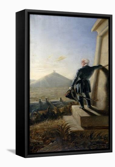 The Duke of Wellington Musing on the Field of Waterloo, C.1844 (Oil on Canvas)-Benjamin Robert Haydon-Framed Premier Image Canvas