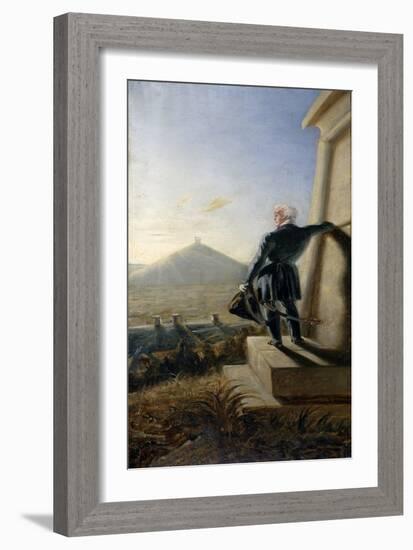 The Duke of Wellington Musing on the Field of Waterloo, C.1844 (Oil on Canvas)-Benjamin Robert Haydon-Framed Giclee Print