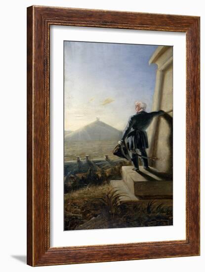 The Duke of Wellington Musing on the Field of Waterloo, C.1844 (Oil on Canvas)-Benjamin Robert Haydon-Framed Giclee Print