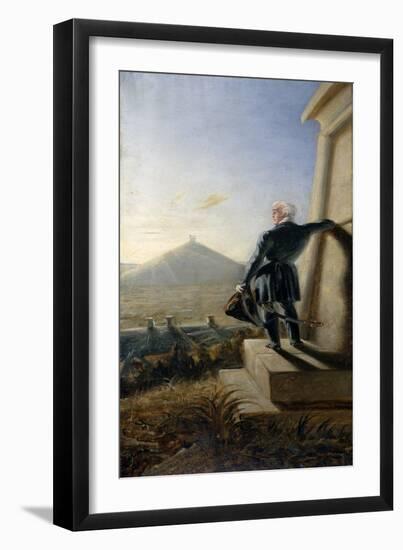 The Duke of Wellington Musing on the Field of Waterloo, C.1844 (Oil on Canvas)-Benjamin Robert Haydon-Framed Giclee Print