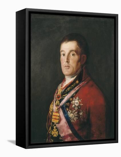 The Duke of Wellington-Francisco de Goya-Framed Stretched Canvas