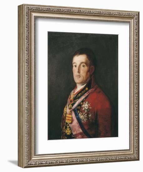 The Duke of Wellington-Francisco de Goya-Framed Art Print