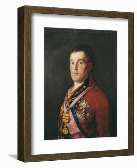 The Duke of Wellington-Francisco de Goya-Framed Art Print