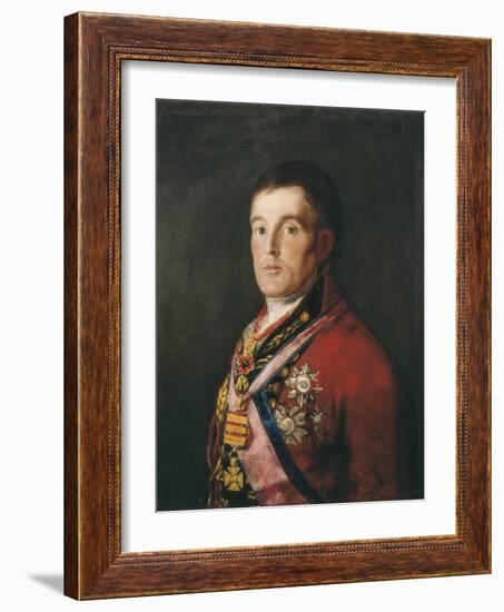 The Duke of Wellington-Francisco de Goya-Framed Art Print