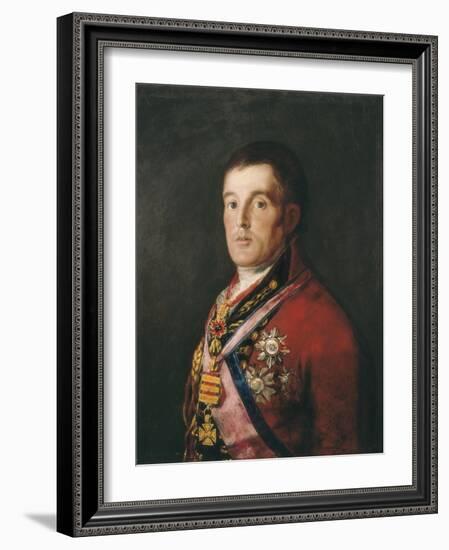 The Duke of Wellington-Francisco de Goya-Framed Art Print