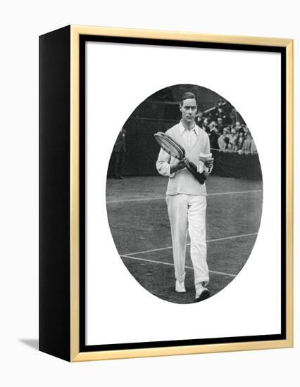 The Duke of York as a Competitor in the Men's Doubles at Wimbledon, 1926-null-Framed Premier Image Canvas