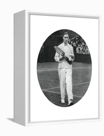 The Duke of York as a Competitor in the Men's Doubles at Wimbledon, 1926-null-Framed Premier Image Canvas