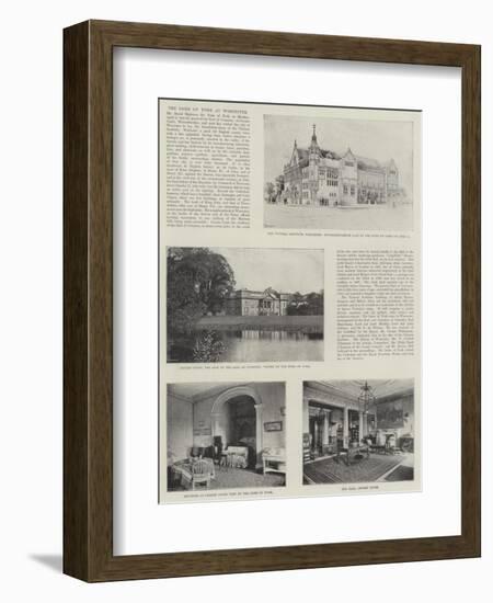 The Duke of York at Worcester-null-Framed Giclee Print