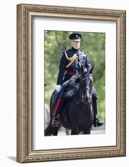 The Duke of York (Prince Andrew) in his duty as Colonel of the Grenadier Guards-Associated Newspapers-Framed Photo