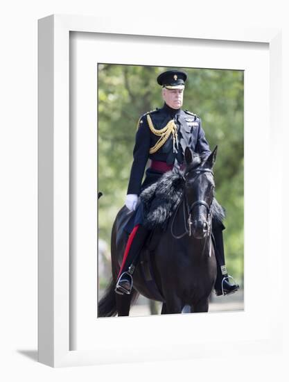 The Duke of York (Prince Andrew) in his duty as Colonel of the Grenadier Guards-Associated Newspapers-Framed Photo