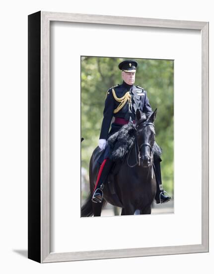 The Duke of York (Prince Andrew) in his duty as Colonel of the Grenadier Guards-Associated Newspapers-Framed Photo