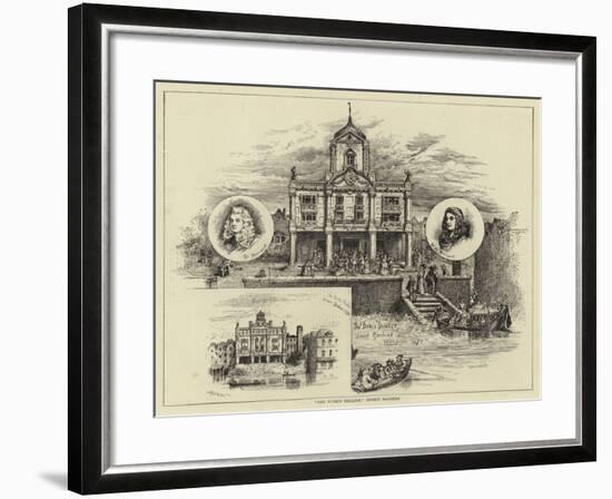 The Duke's Theatre, Dorset Gardens-null-Framed Giclee Print