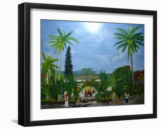 The Dulan Cafe, Taitung sugar factory, 2010-Timothy Nathan Joel-Framed Giclee Print