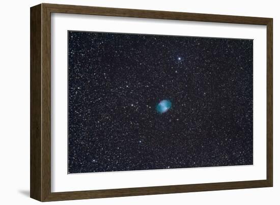 The Dumbbell Nebula, a Planetary Nebula in the Constellation Vulpecula-null-Framed Photographic Print