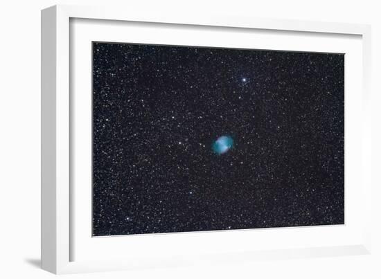 The Dumbbell Nebula, a Planetary Nebula in the Constellation Vulpecula-null-Framed Photographic Print