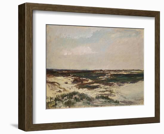 The Dunes at Camiers, 1871-Charles Francois Daubigny-Framed Giclee Print