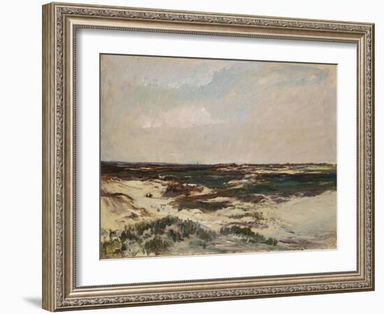 The Dunes at Camiers, 1871-Charles Francois Daubigny-Framed Giclee Print