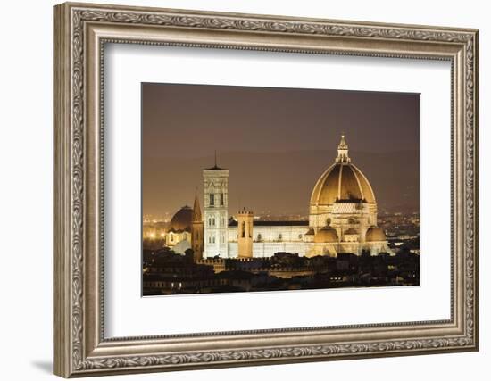 The Duomo and Campanile, UNESCO World Heritage Site, Florence, Tuscany, Italy, Europe-Markus Lange-Framed Photographic Print