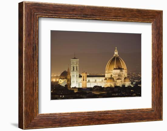 The Duomo and Campanile, UNESCO World Heritage Site, Florence, Tuscany, Italy, Europe-Markus Lange-Framed Photographic Print