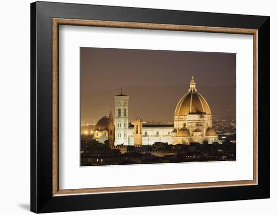 The Duomo and Campanile, UNESCO World Heritage Site, Florence, Tuscany, Italy, Europe-Markus Lange-Framed Photographic Print