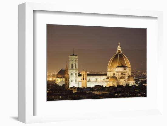 The Duomo and Campanile, UNESCO World Heritage Site, Florence, Tuscany, Italy, Europe-Markus Lange-Framed Photographic Print