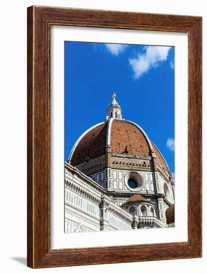 The Duomo (Cathedral), the Dome of Brunelleschi, Piazza Del Duomo-Nico Tondini-Framed Photographic Print